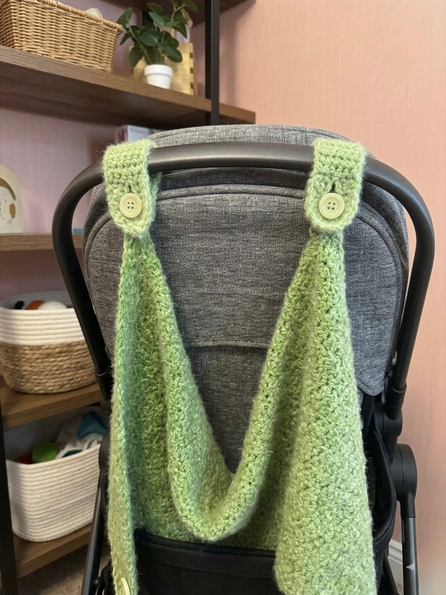 The Meadow Ombre Cozy Knit Stroller Blanket