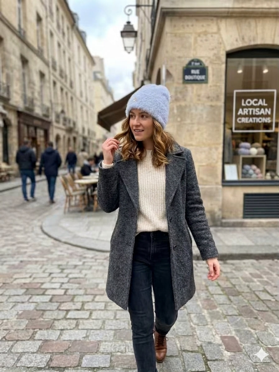 The Ultimate Fluffy Knit Beanie – Double-Layered Luxury