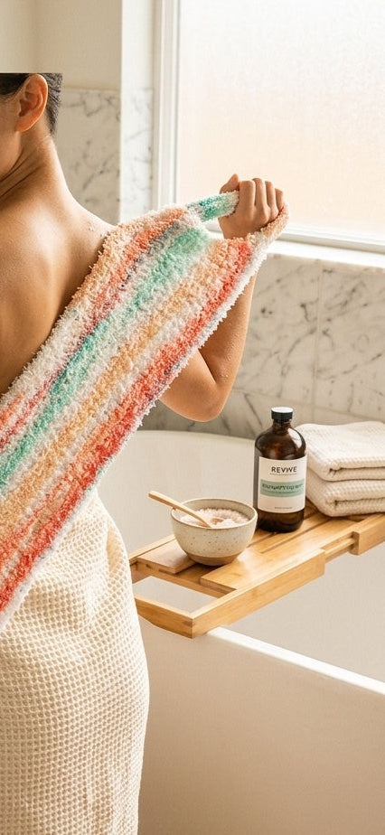 Revitalize & Refresh: Premium Luxury Exfoliating Back Scrubber