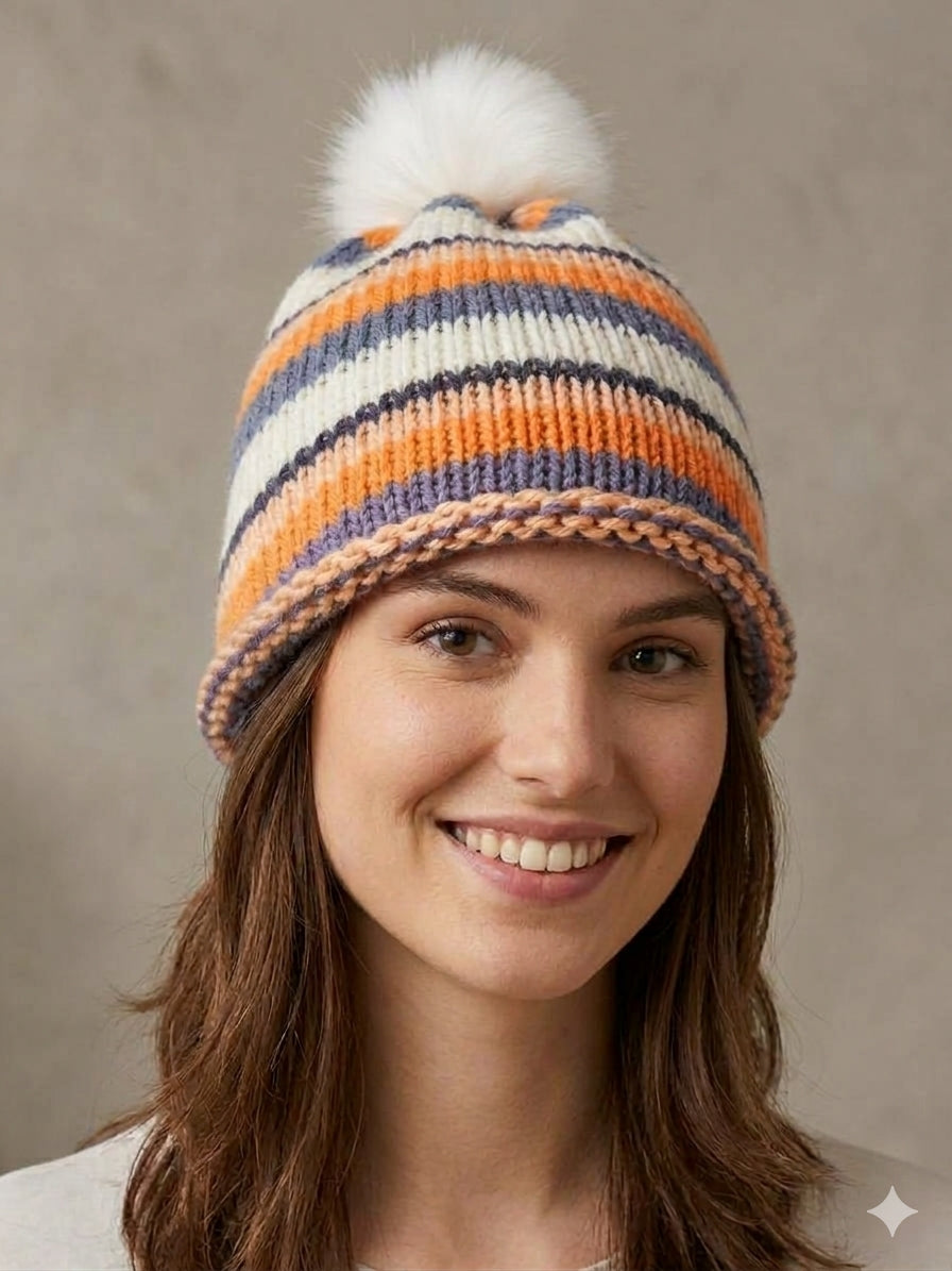 Game Day Pom-Pom Beanie