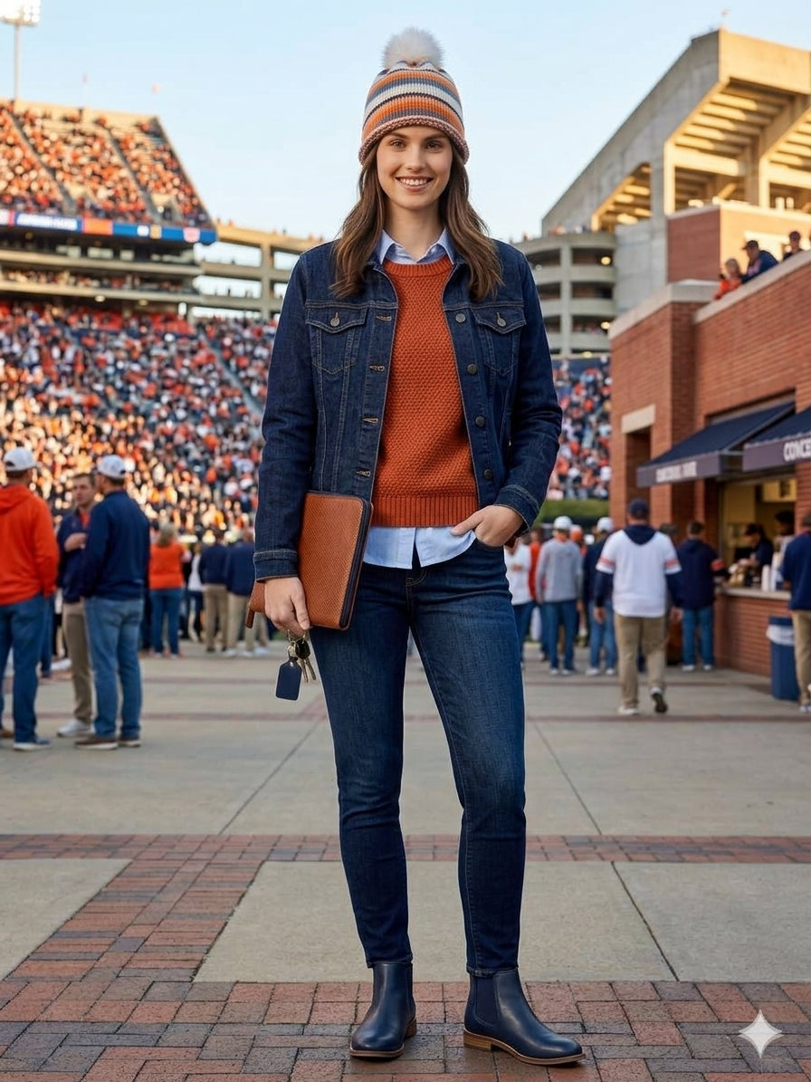 Game Day Pom-Pom Beanie