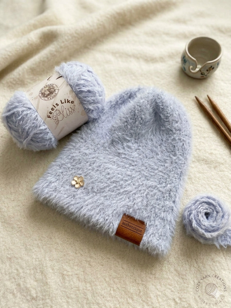 The Ultimate Fluffy Knit Beanie – Double-Layered Luxury